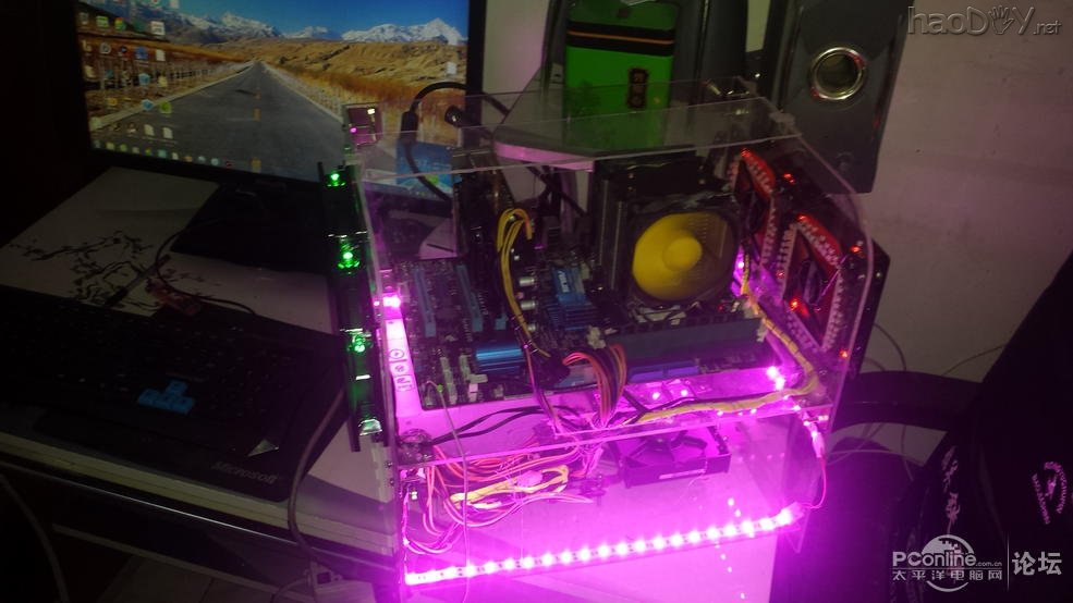 点击查看原图 手工打造DIY个性机箱散热神马的都弱爆了