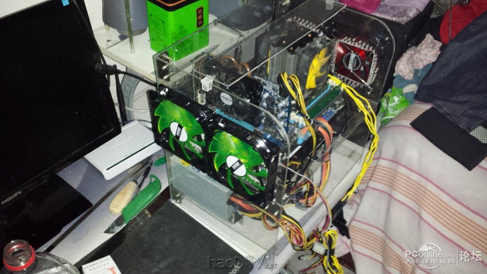 点击查看原图 手工打造DIY个性机箱散热神马的都弱爆了