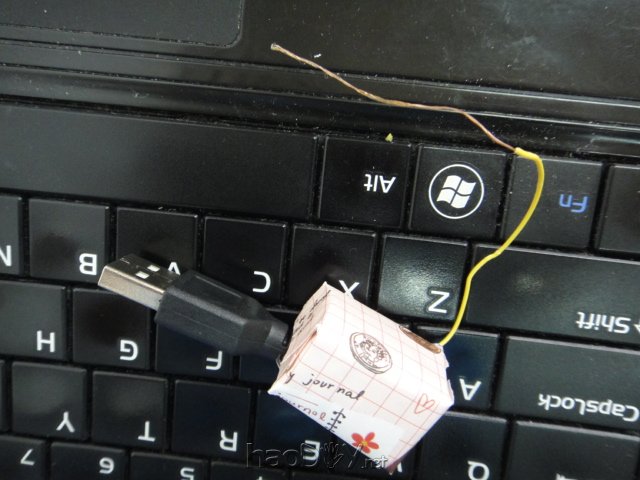 点击查看原图 为了交作业,我的多彩狼牙鼠标就这样变成了无线的了