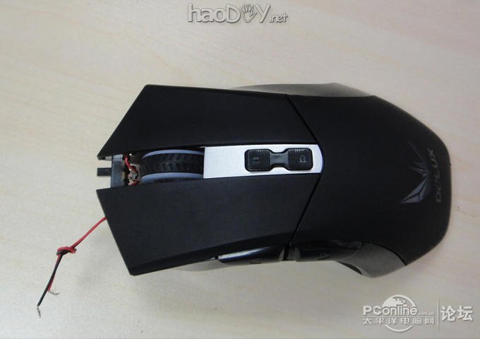 点击查看原图 为了交作业,我的多彩狼牙鼠标就这样变成了无线的了