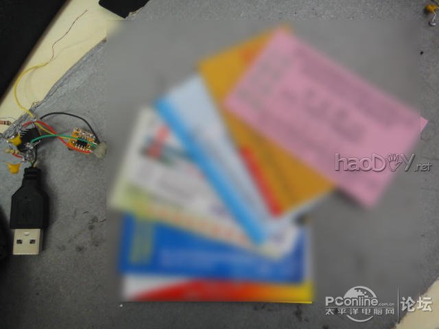 点击查看原图 为了交作业,我的多彩狼牙鼠标就这样变成了无线的了