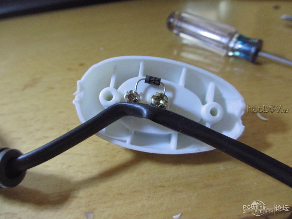 点击查看原图 简单改造普通电烙铁,节能不易烧死,简单实用