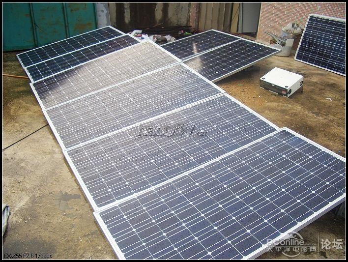 点击查看原图 DIY 巨型 家用太阳能发电站