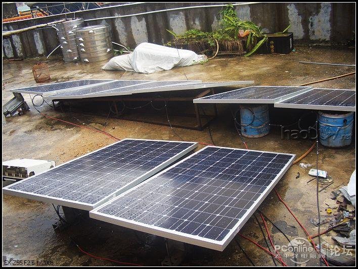 点击查看原图 DIY 巨型 家用太阳能发电站
