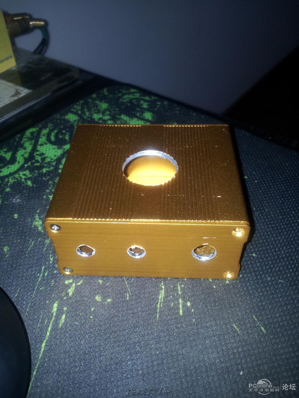 点击查看原图 胆机第二弹(5814电子管胆机耳放)。。。土豪金