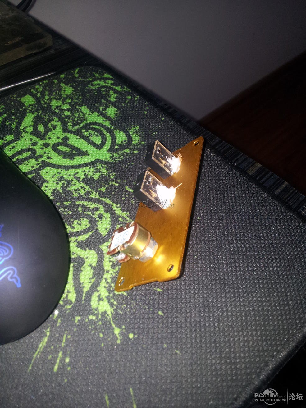 点击查看原图 胆机第二弹(5814电子管胆机耳放)。。。土豪金