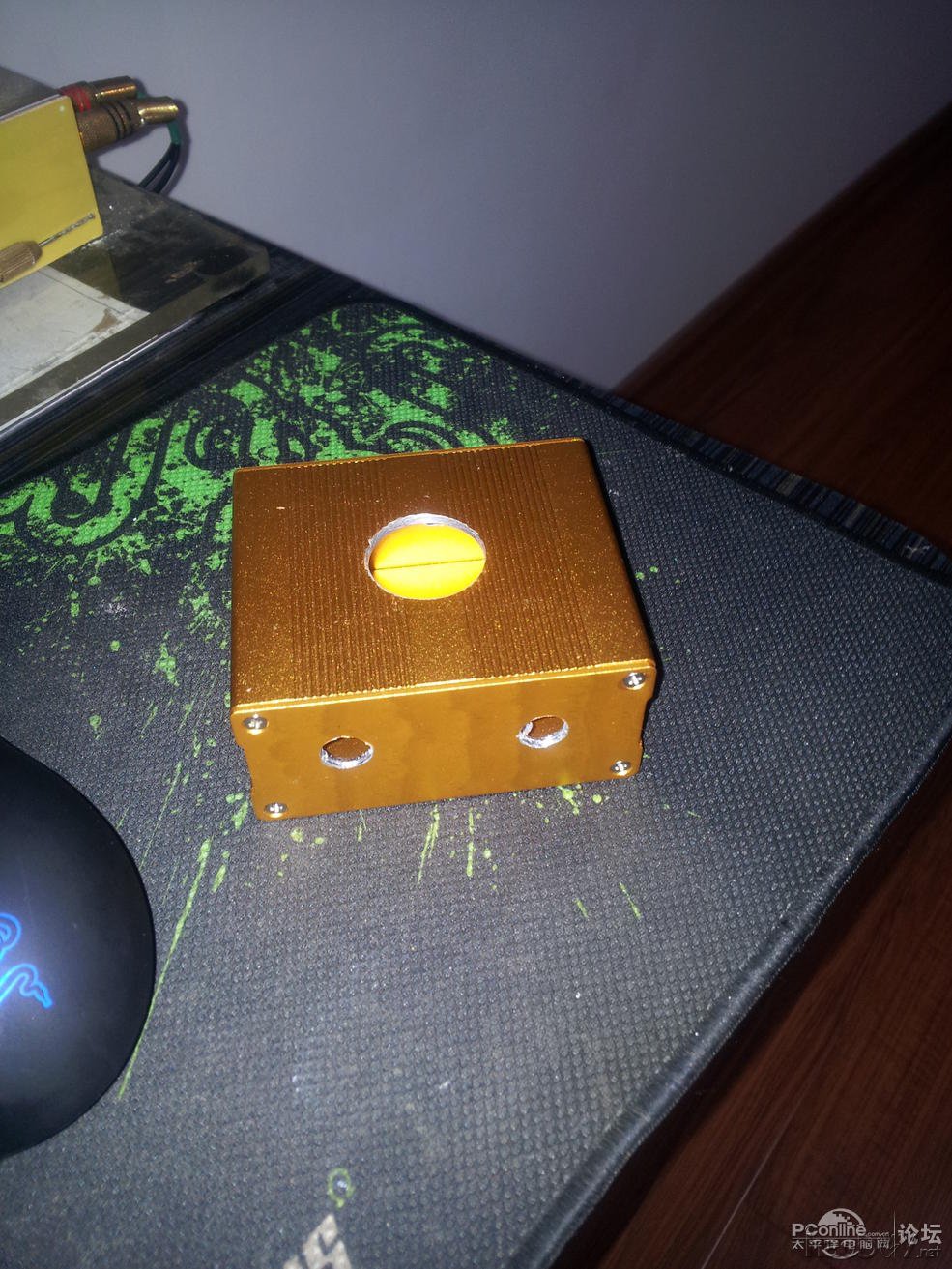 点击查看原图 胆机第二弹(5814电子管胆机耳放)。。。土豪金