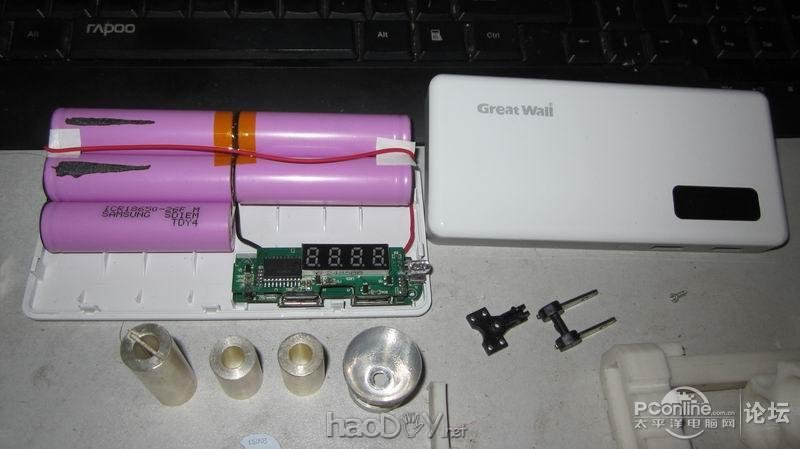 点击查看原图 3D打印 一把左轮XX移动充电宝器电源