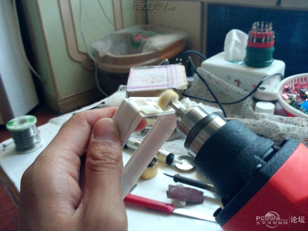 点击查看原图 改造移动电源升压模块~LED显示