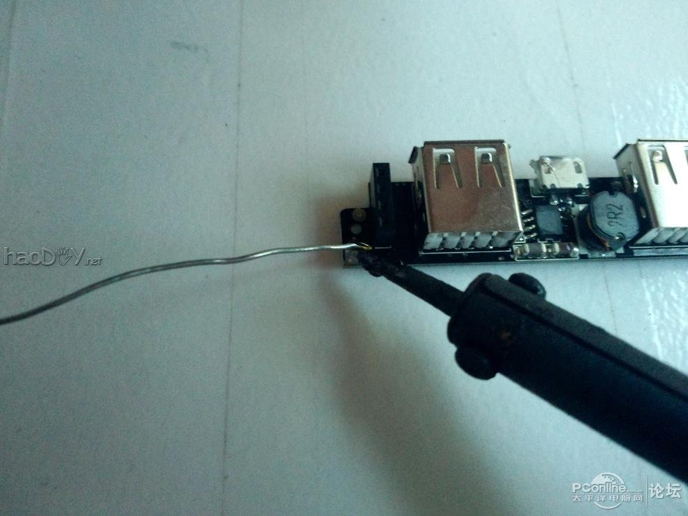 点击查看原图 改造移动电源升压模块~LED显示