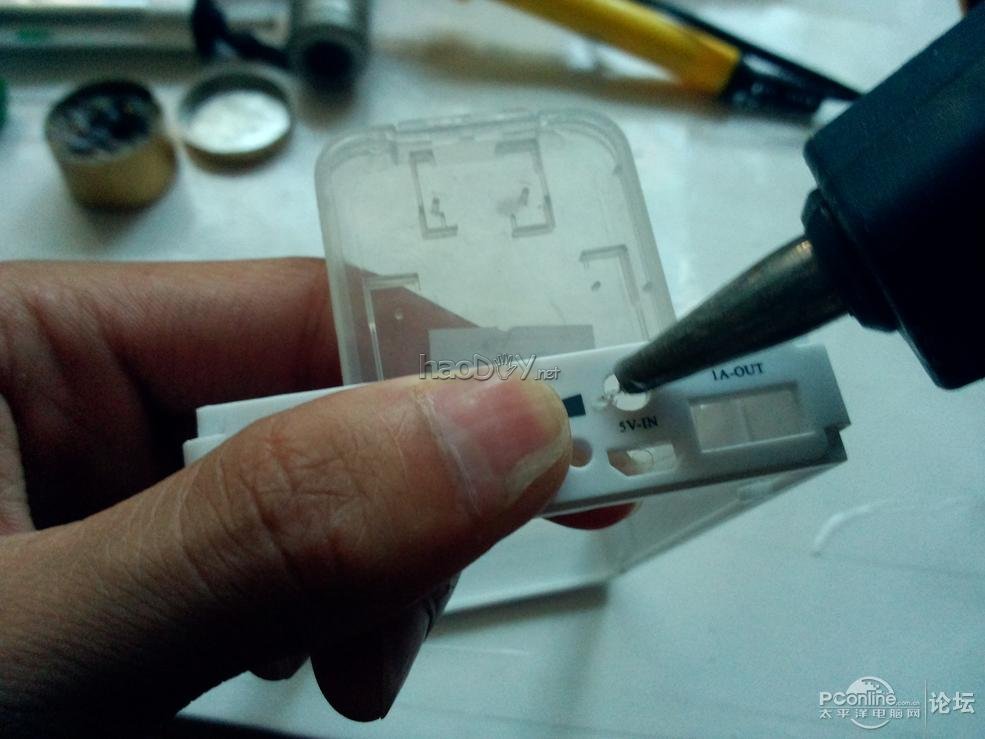 点击查看原图 改造移动电源升压模块~LED显示