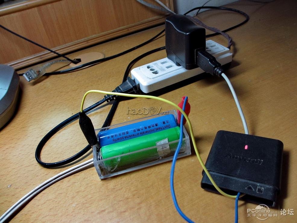 点击查看原图 自制数码相机外接电源