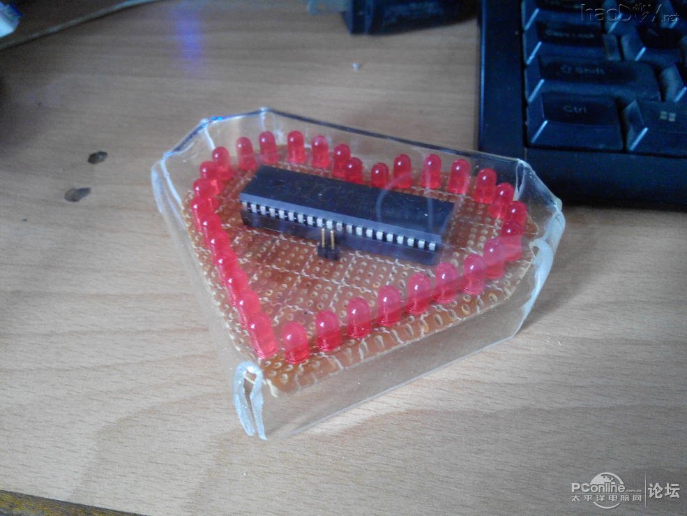 点击查看原图  生日礼物 心形LED灯 附视频