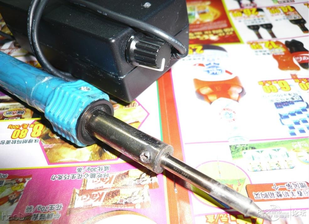 点击查看原图 DIY白菜白光烙铁——5秒化锡