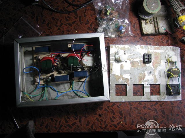 点击查看原图 自制电源滤波排插