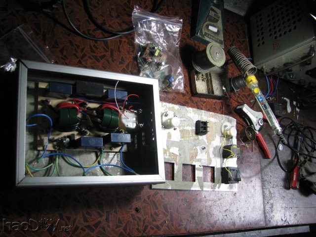 点击查看原图 自制电源滤波排插