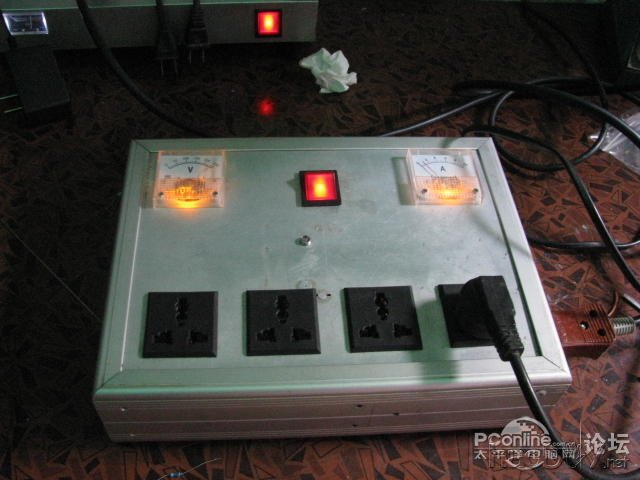 点击查看原图 自制电源滤波排插