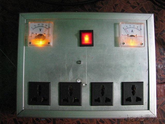 点击查看原图 自制电源滤波排插