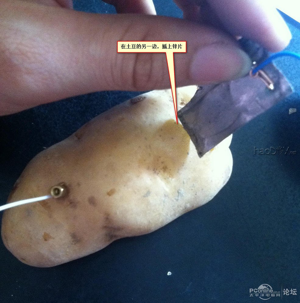 点击查看原图 生物发电应用之——土豆发电也疯狂