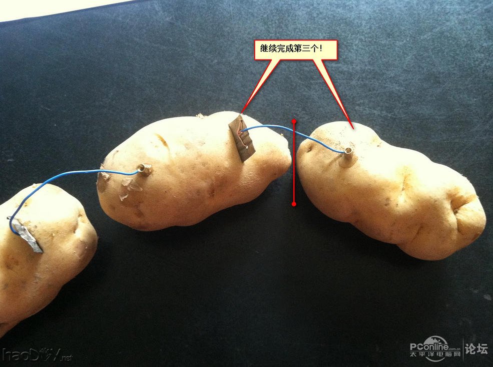 点击查看原图 生物发电应用之——土豆发电也疯狂