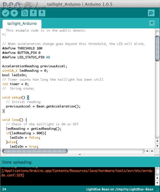 译文:制作自动自行车灯