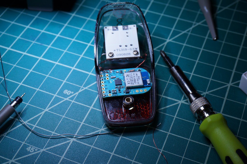 译文:制作自动自行车灯