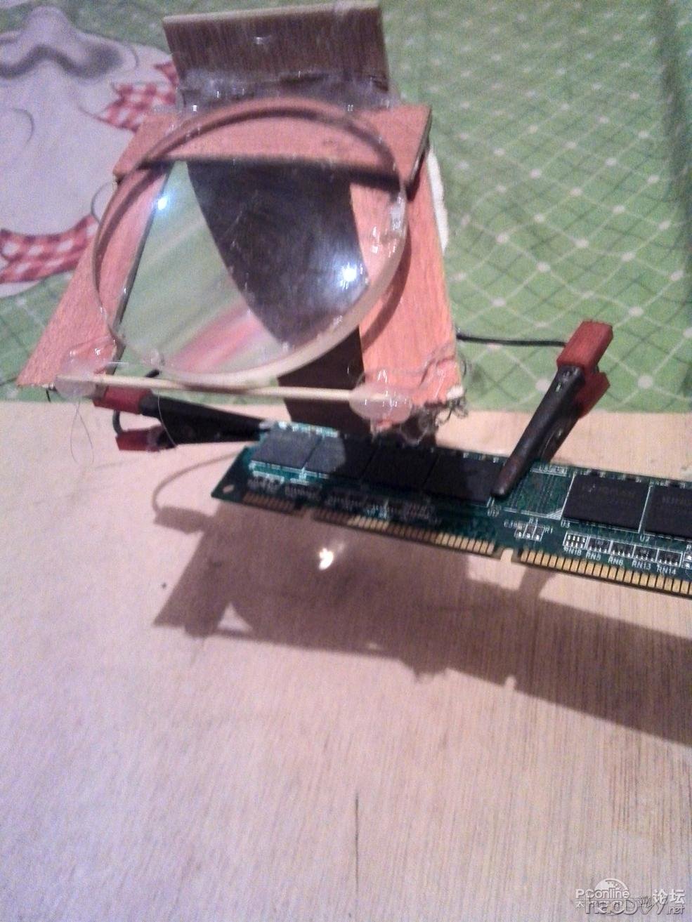 点击查看原图 倾心打造零元放大镜烙铁架夹具