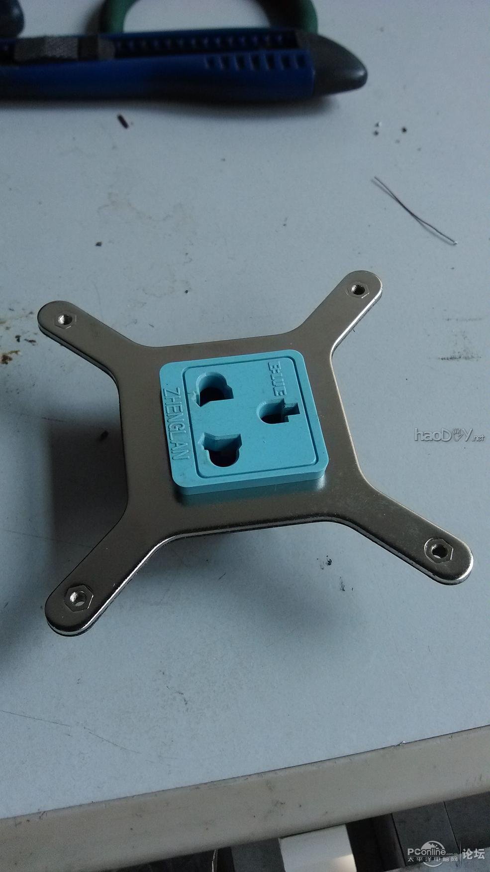 点击查看原图 DIY另类风格不安全电源插座