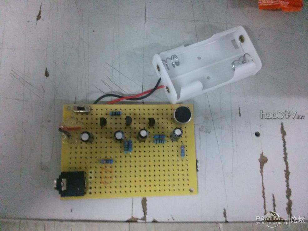 点击查看原图 DIY 迷你 助听器 附加原理图 超简单