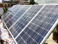 狂砸RMB建600W太阳能发电系统