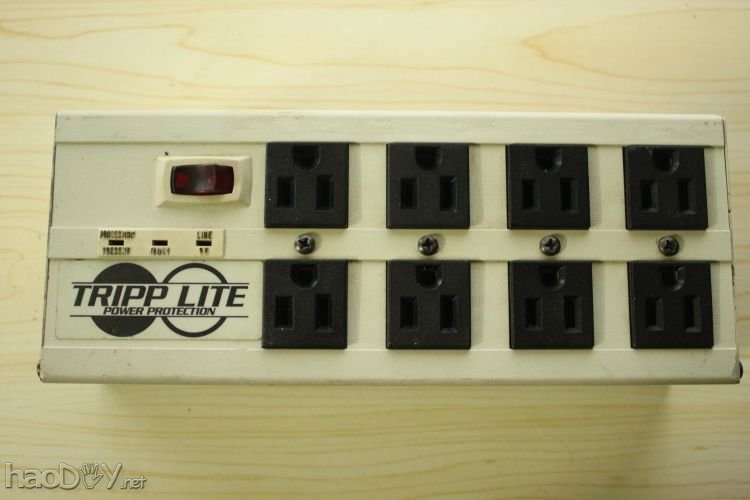 点击查看原图 不怕雷爷爷,TRIPP LIET防雷滤波排插+DIY改装