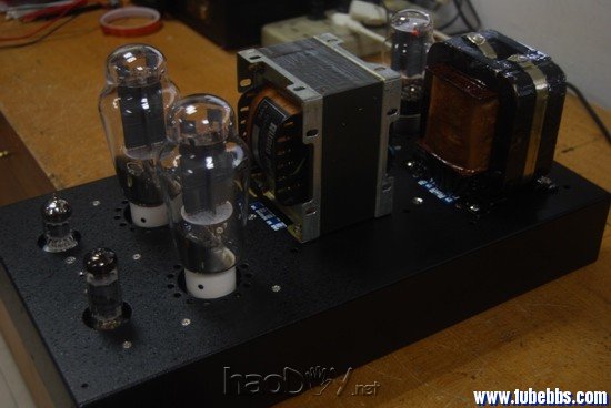 300B电子管并管单端胆机的制作