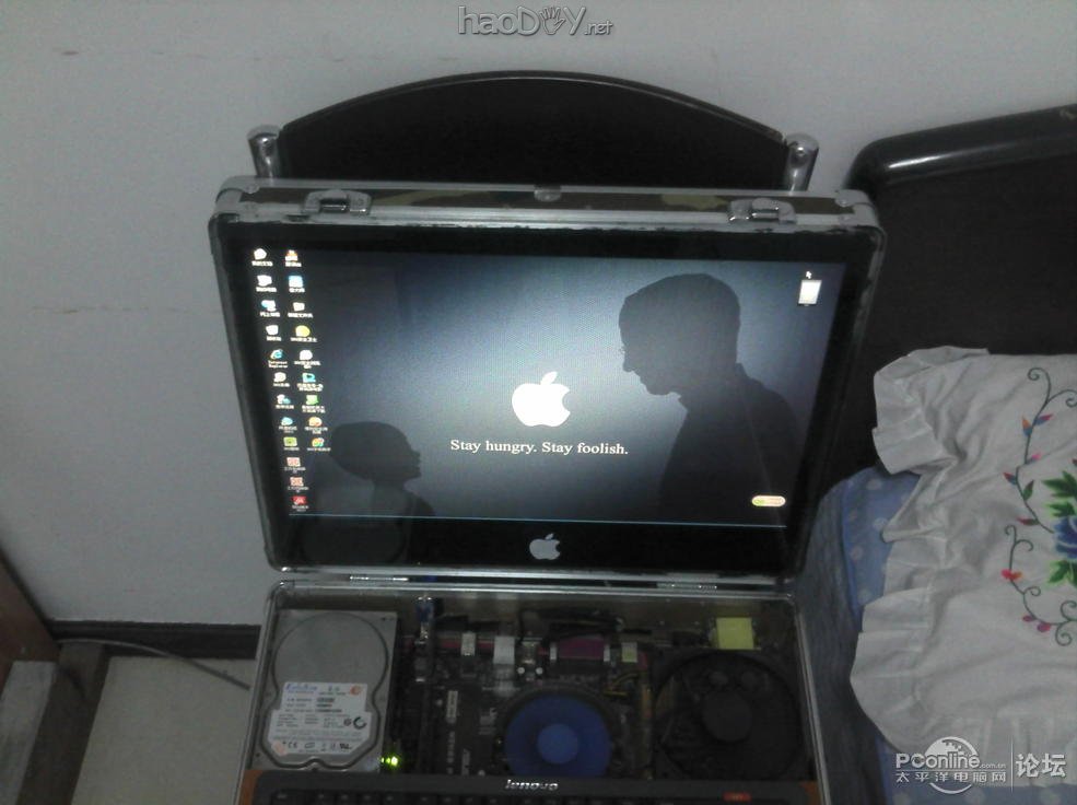 点击查看原图 自制的手提电脑升级 第二部