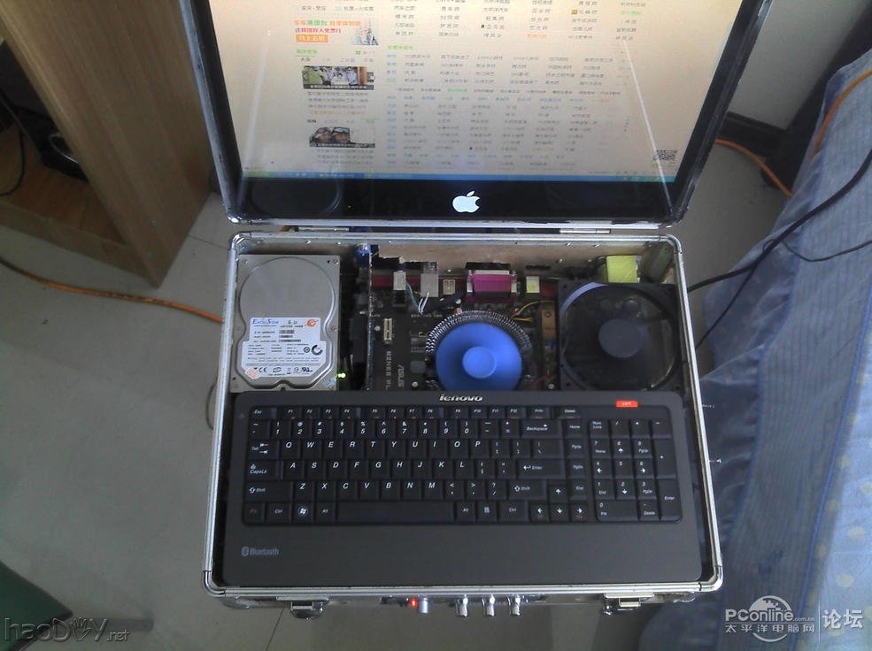 点击查看原图 自制的手提电脑升级 第二部