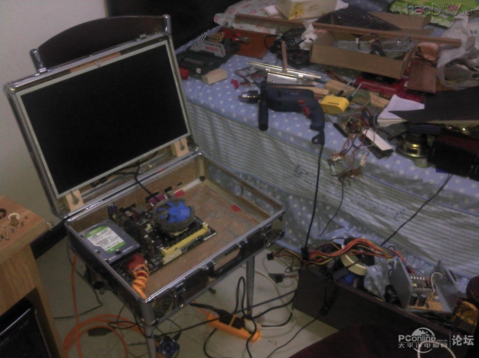 点击查看原图 自制的手提电脑升级 第二部