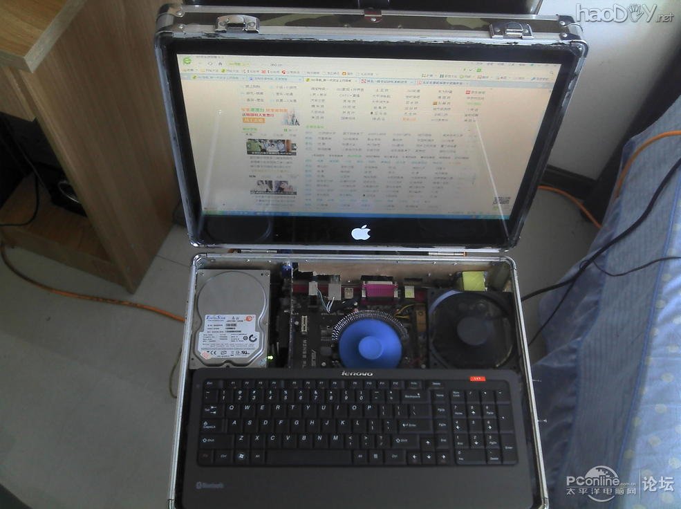 点击查看原图 自制的手提电脑升级 第二部