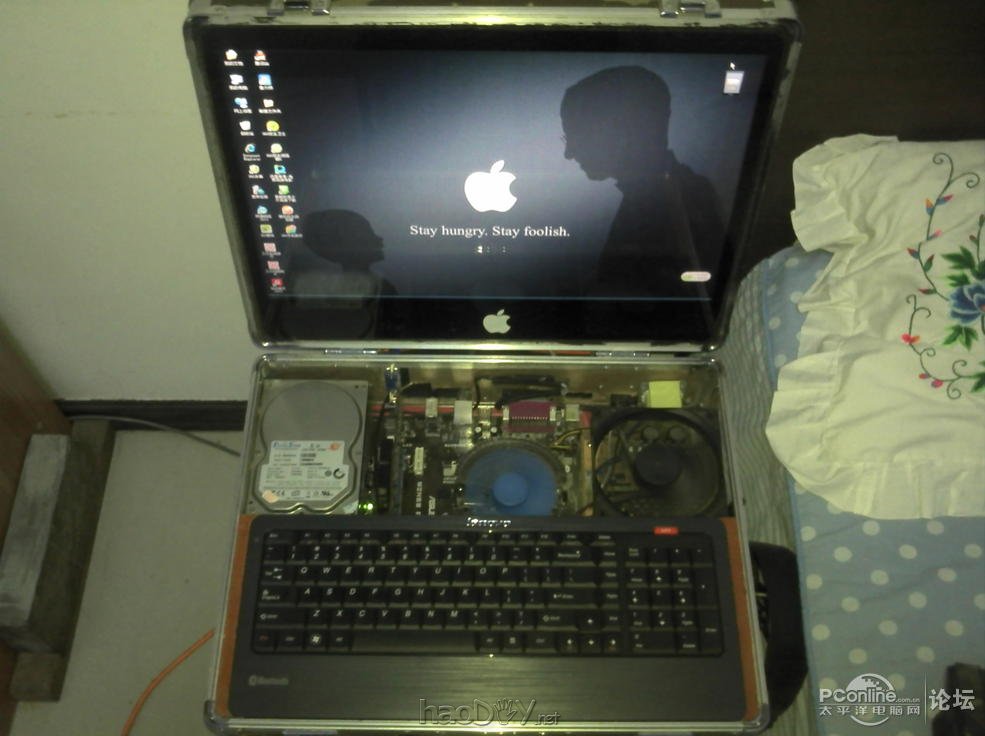点击查看原图 自制的手提电脑升级 第二部