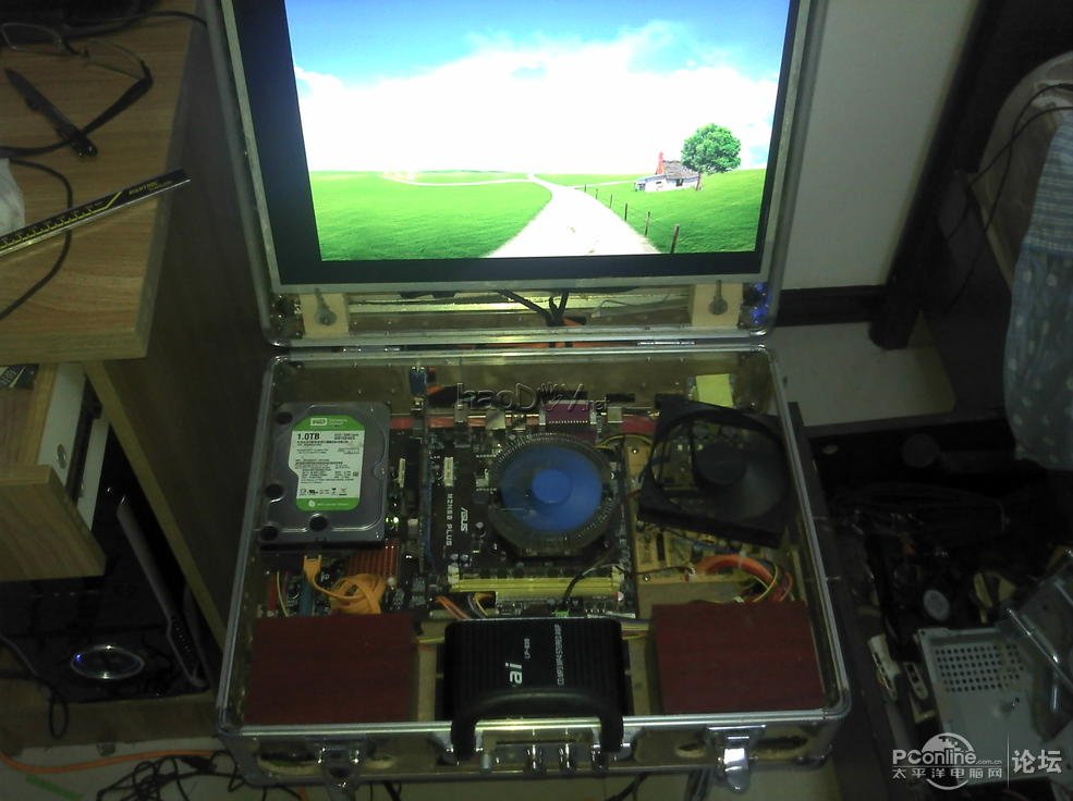 点击查看原图 自制的手提电脑升级 第二部