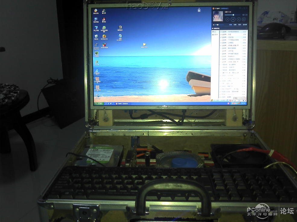 点击查看原图 自制的手提电脑升级 第二部