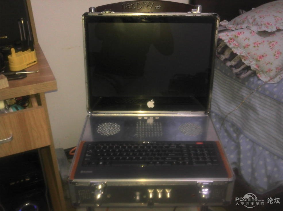 点击查看原图 自制的手提电脑升级 第二部