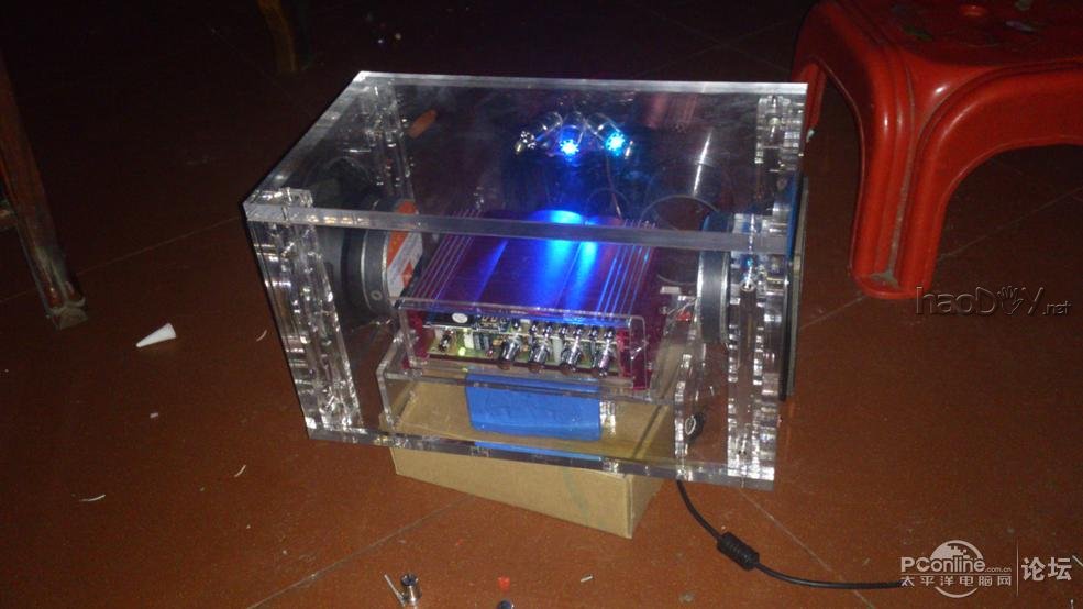 点击查看原图 DIY单车音箱第2波~线完美处理好了~付上车图