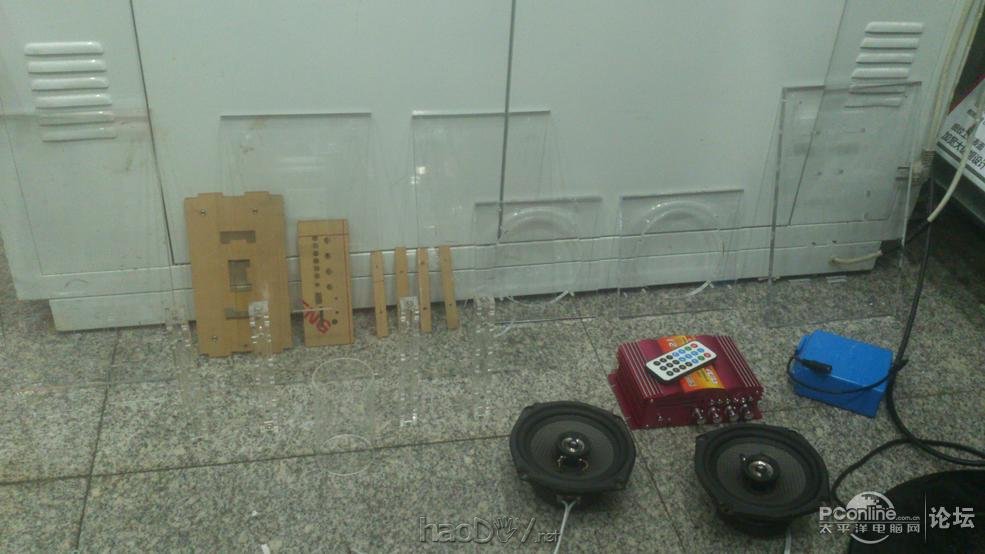 点击查看原图 DIY单车音箱第2波~线完美处理好了~付上车图