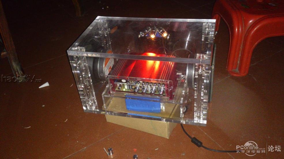 点击查看原图 DIY单车音箱第2波~线完美处理好了~付上车图