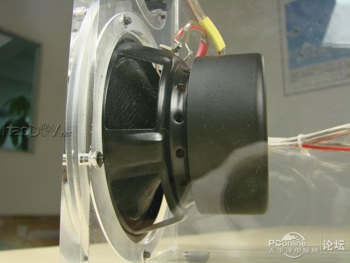 点击查看原图 大出血一千大洋制发烧透明亚克力5寸无源书架音箱,HI-FI桌面音响