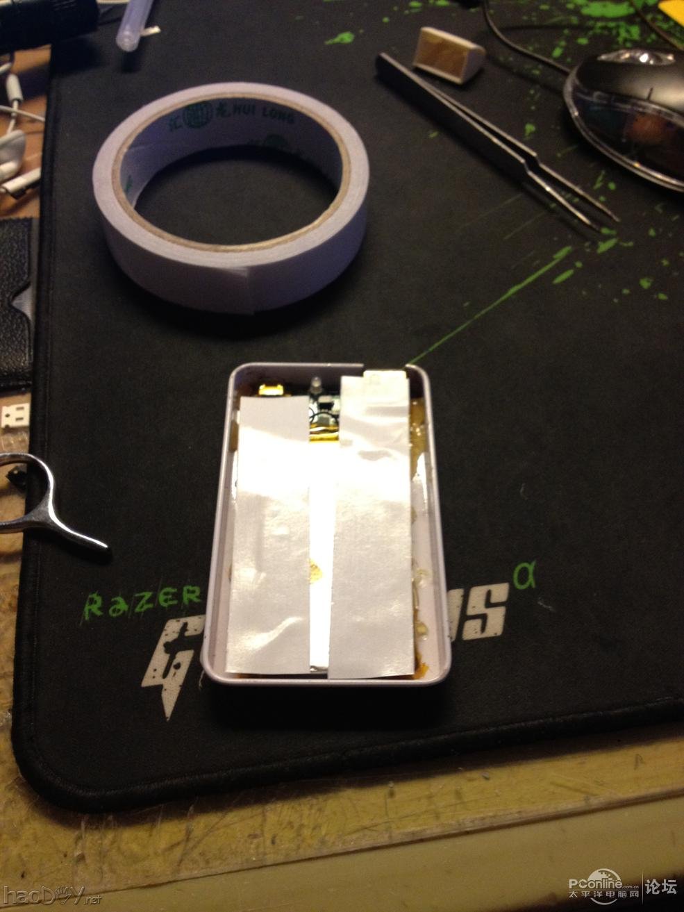 点击查看原图 自制移动电源,轻薄便携