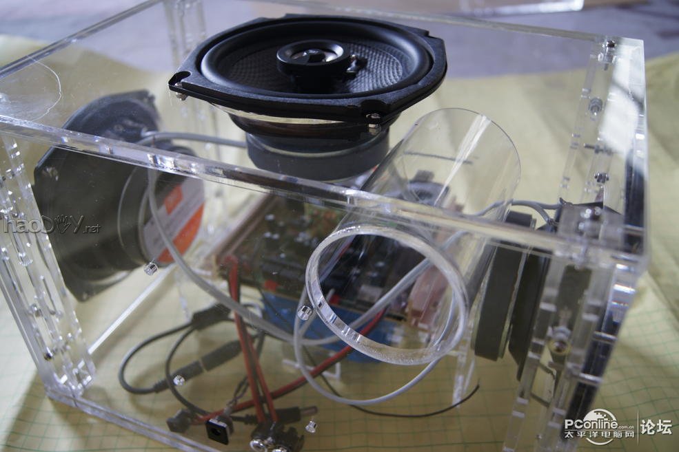 点击查看原图 这里也晒一下DIY单车音箱
