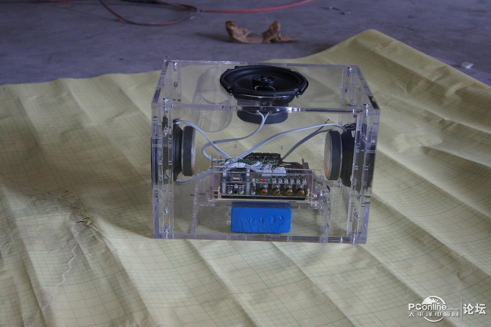 点击查看原图 这里也晒一下DIY单车音箱