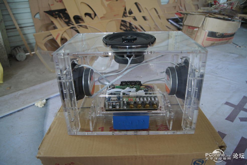 点击查看原图 这里也晒一下DIY单车音箱