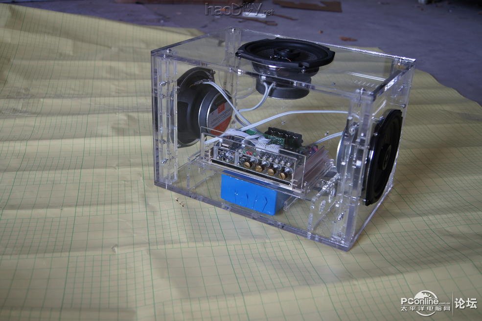 点击查看原图 这里也晒一下DIY单车音箱
