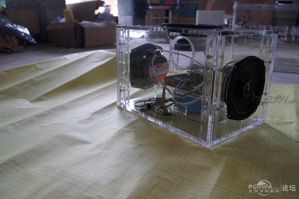 点击查看原图 这里也晒一下DIY单车音箱
